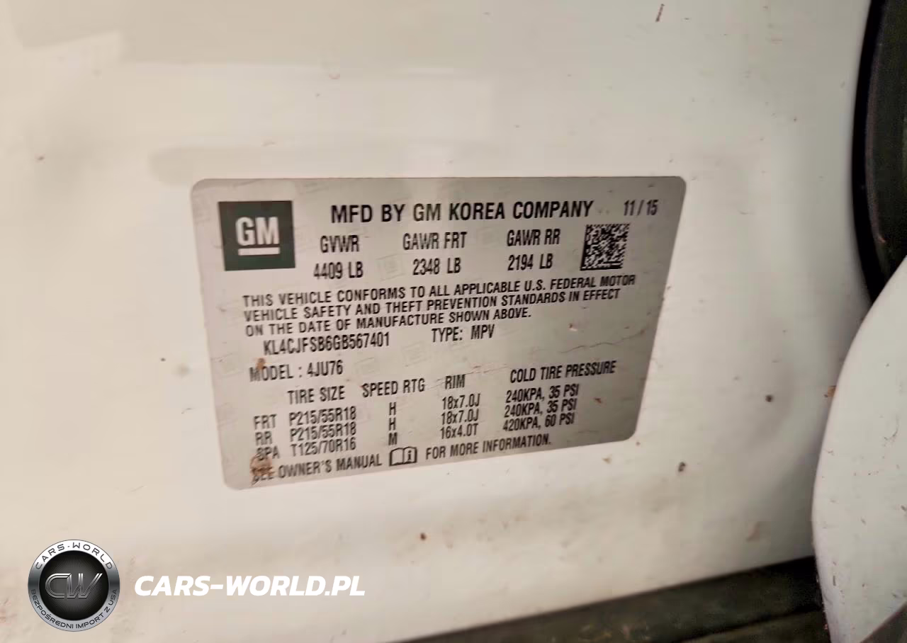 2016 Buick Encore Convenience VIN:KL4CJFSB6GB567401 - 13