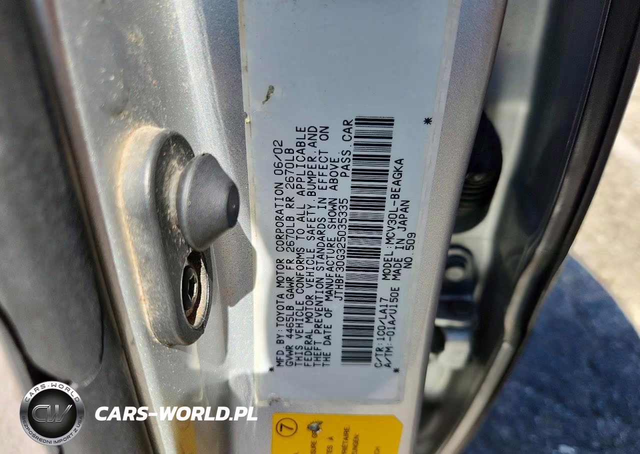 2002 Lexus Es 300 VIN:JTHBF30G325035335 - 12