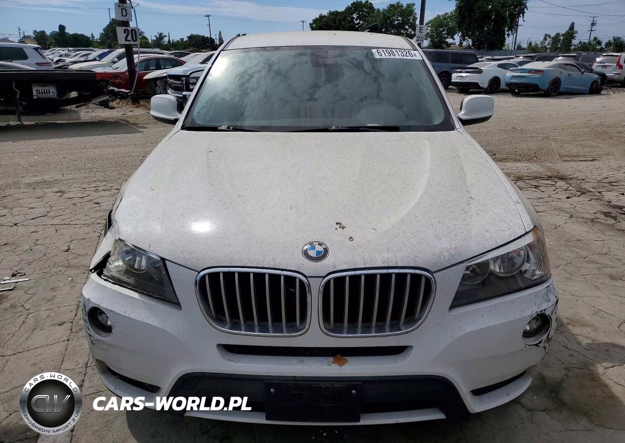 2013 BMW X3 xDrive28I VIN:5UXWX9C51D0A27684 - 5