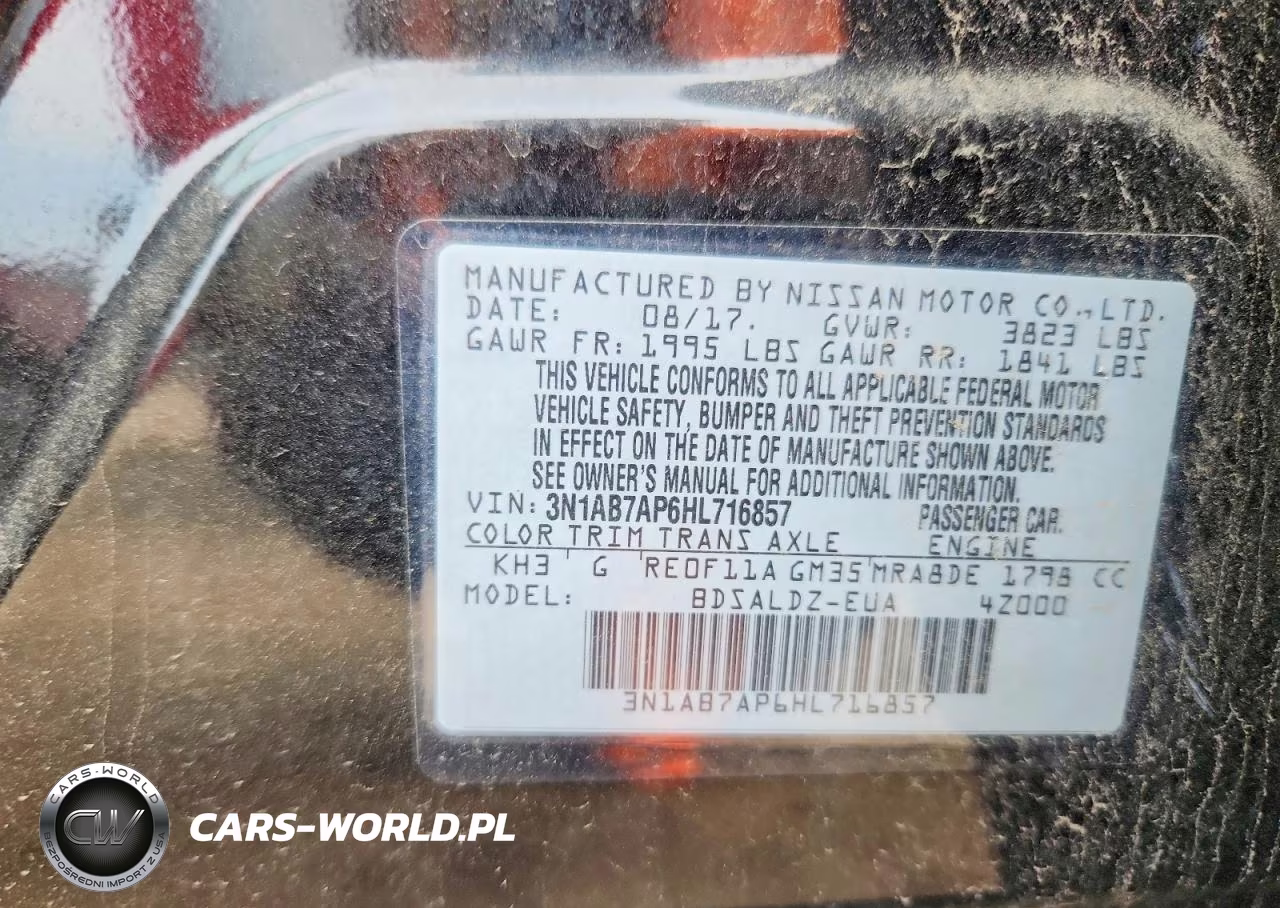 2017 Nissan Sentra Sv VIN:3N1AB7AP6HL716857 - 12