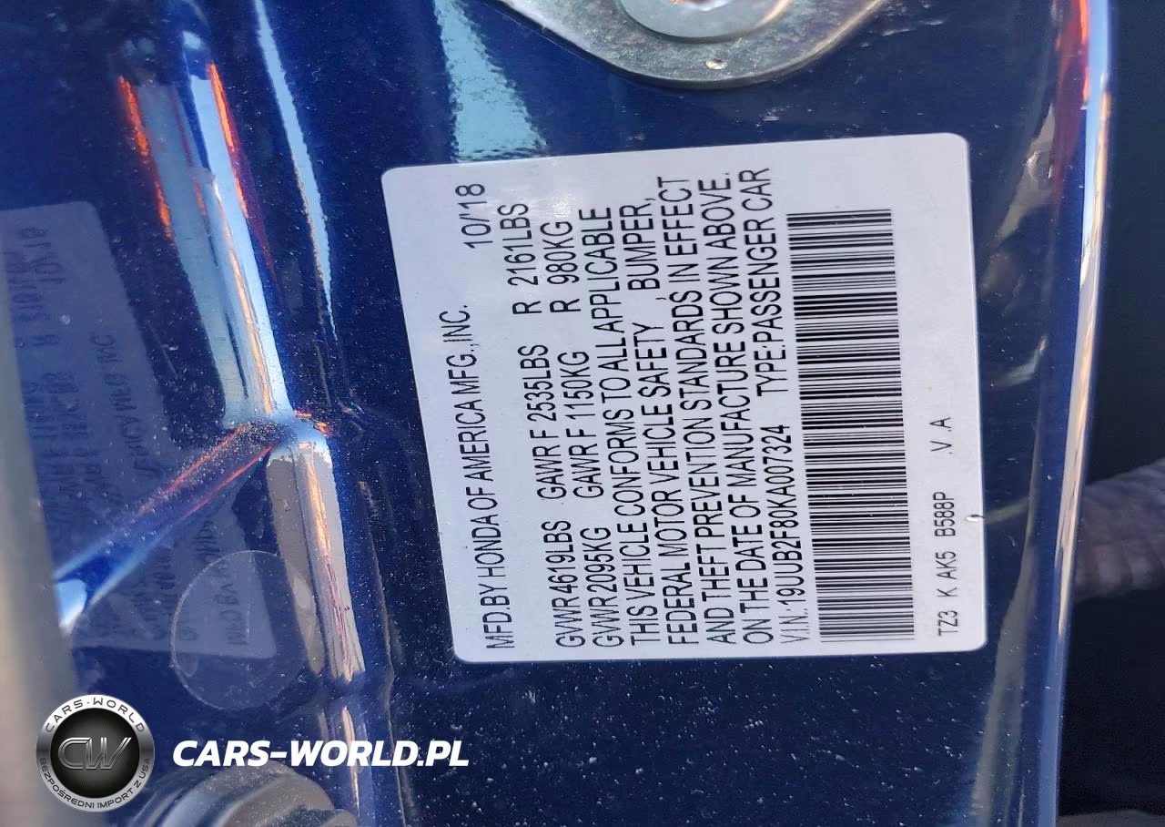 2019 Acura Tlx Advance VIN:19UUB2F80KA007324 - 12