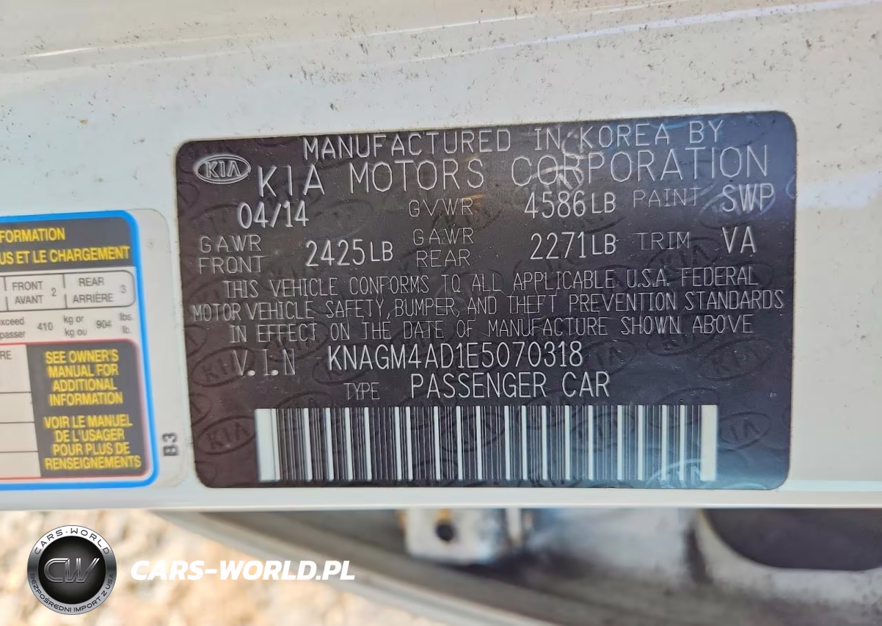 2014 Kia Optima Hybrid VIN:KNAGM4AD1E5070318 - 12
