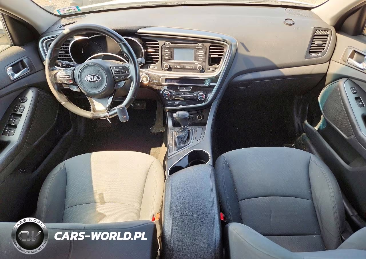 2014 Kia Optima Hybrid VIN:KNAGM4AD1E5070318 - 8