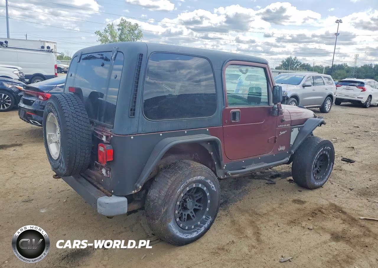 2002 Jeep Wrangler - Tj Sport VIN:1J4FA49S02P767418 - 3