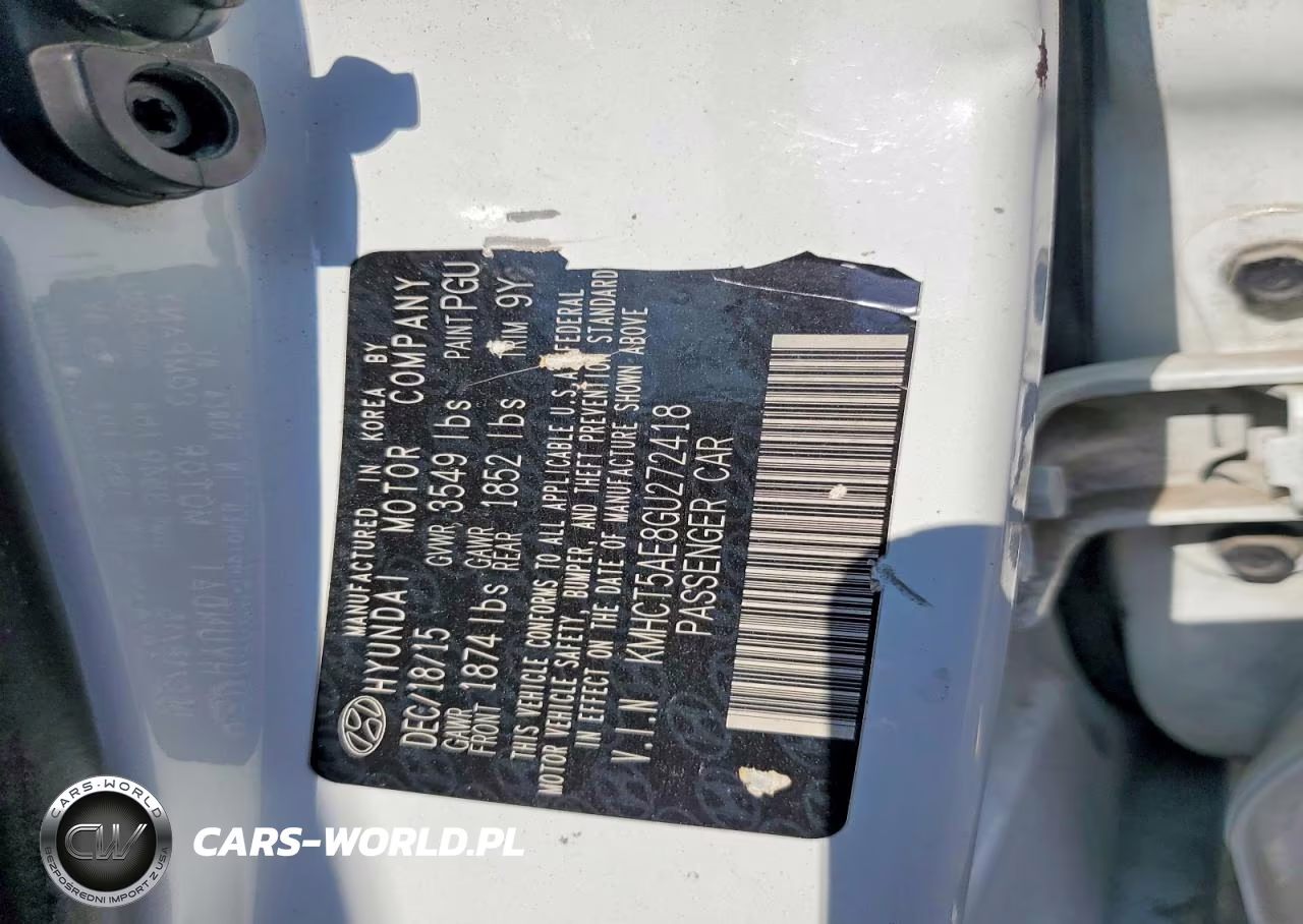 2016 Hyundai Accent Se VIN:KMHCT5AE8GU272418 - 14