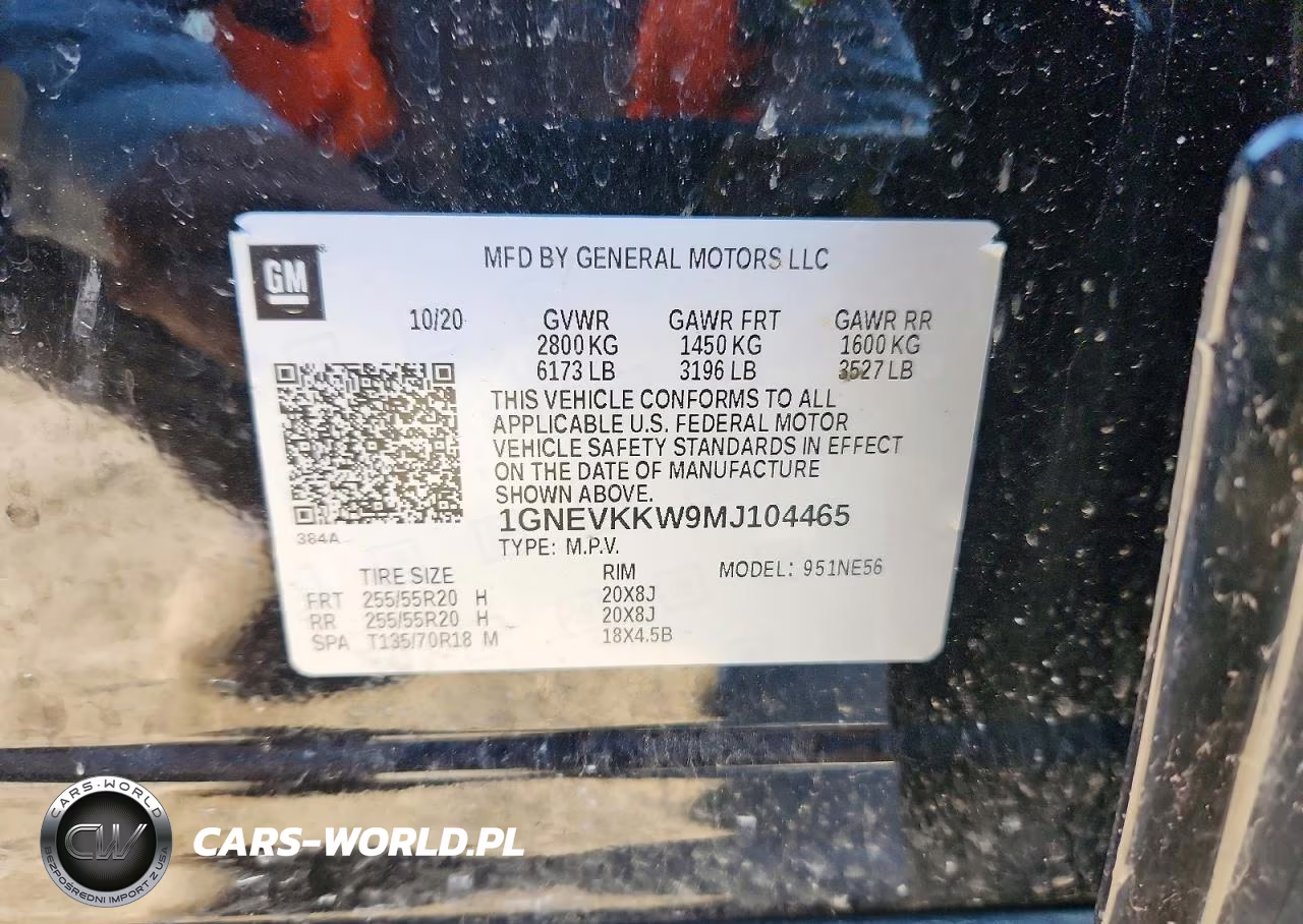 2021 Chevrolet Traverse Premier VIN:1GNEVKKW9MJ104465 - 13