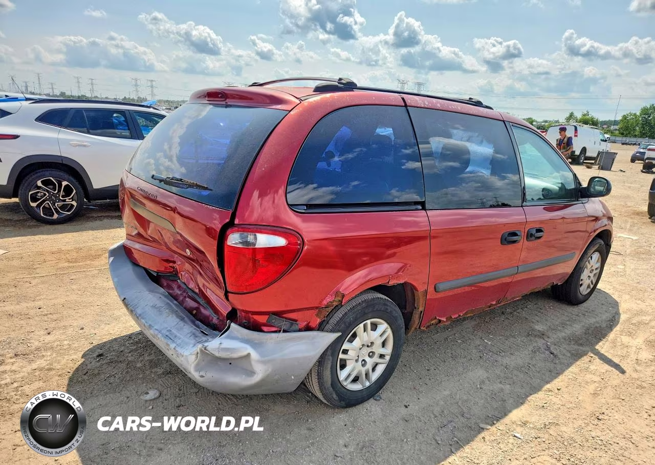 2006 Dodge Caravan Se VIN:1D4GP25R06B580296 - 3