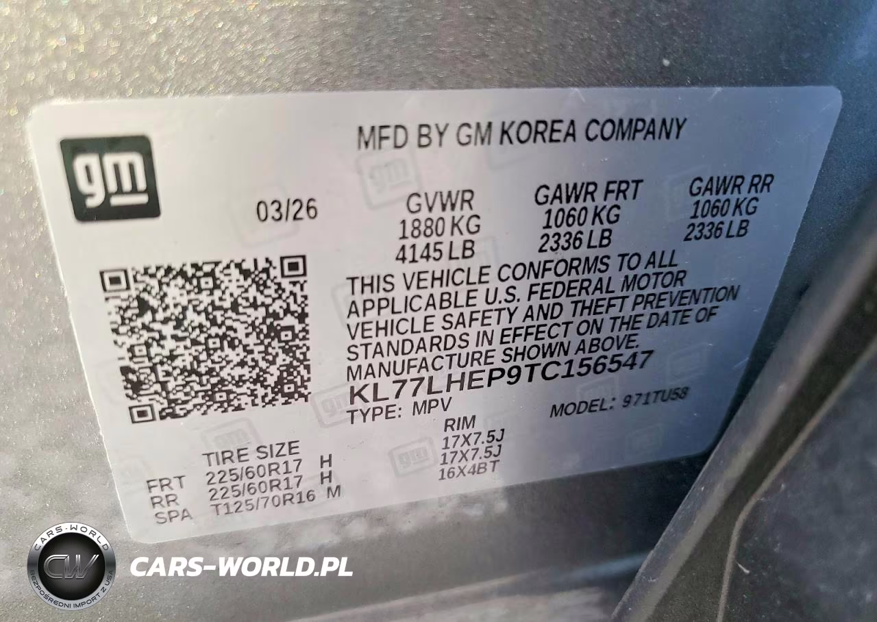 2026 Chevrolet Trax 1Lt VIN:KL77LHEP9TC156547 - 13