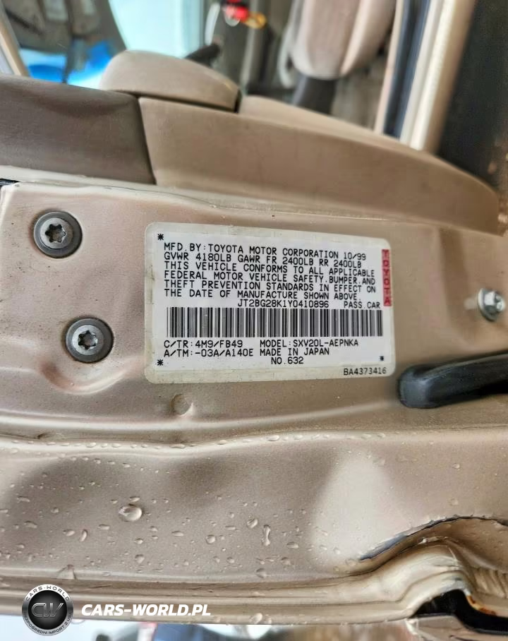 2000 Toyota Camry Le VIN:JT2BG28K1Y0410896 - 13