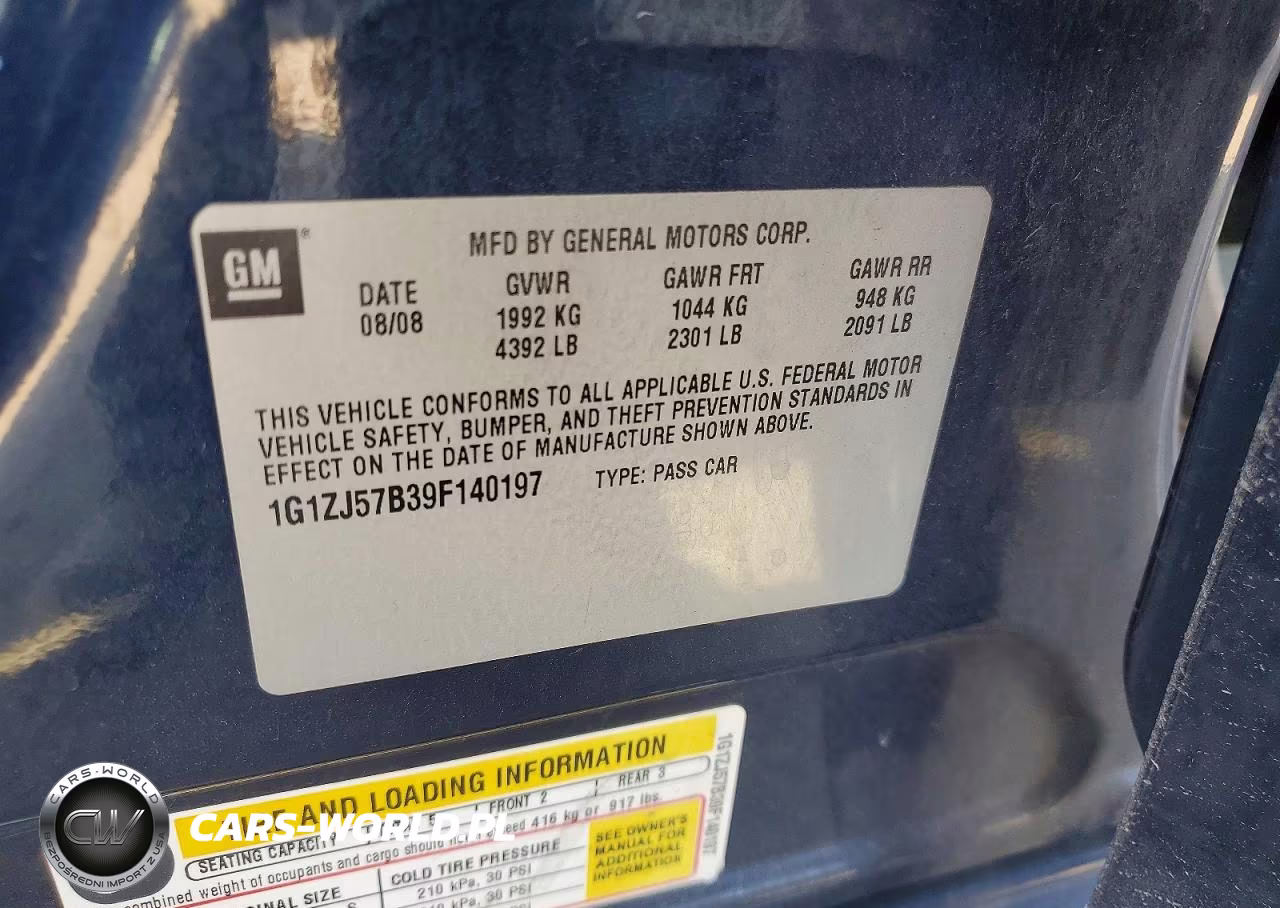 2009 Chevrolet Malibu 2Lt VIN:1G1ZJ57B39F140197 - 12