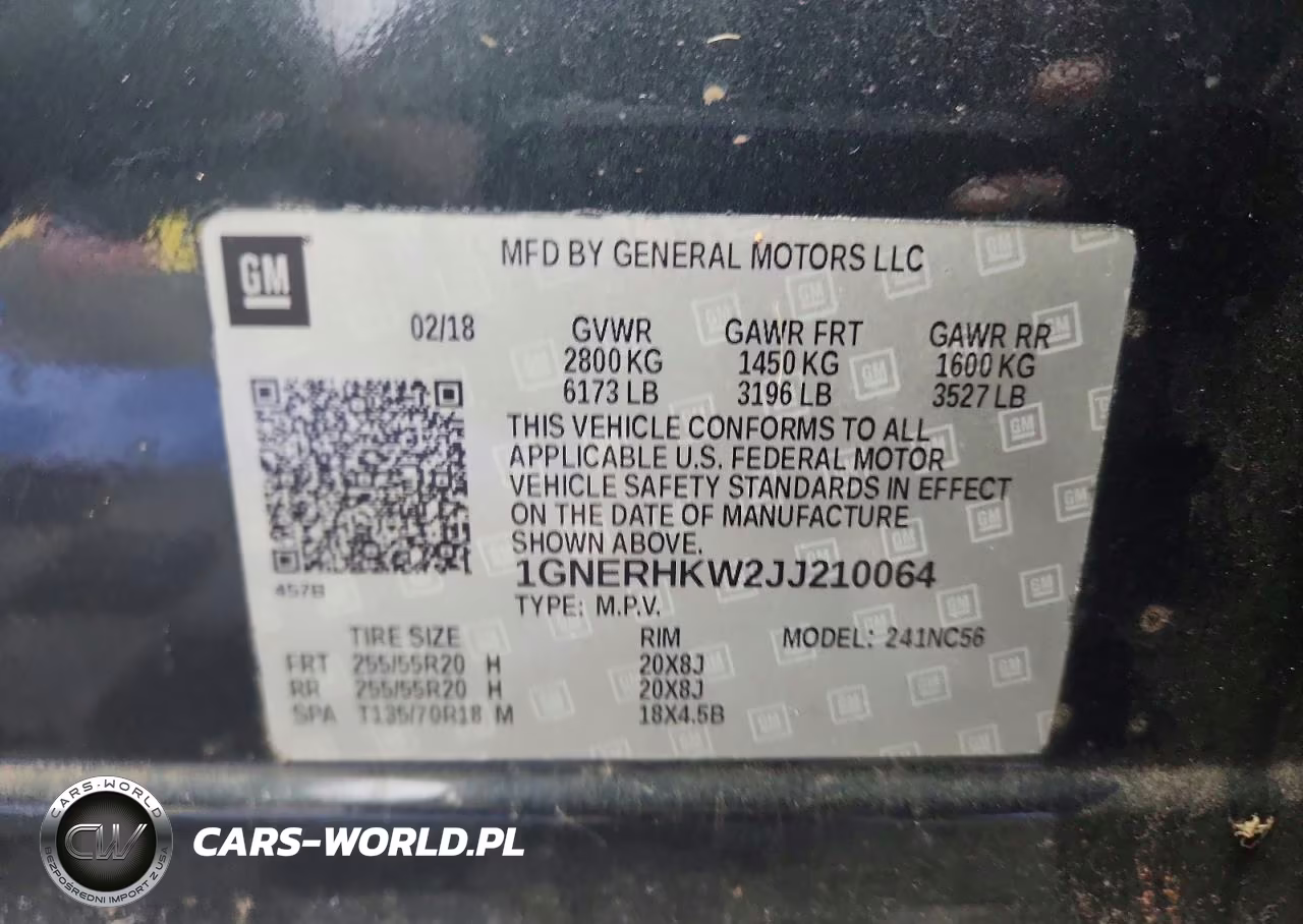 2018 Chevrolet Traverse Lt VIN:1GNERHKW2JJ210064 - 13