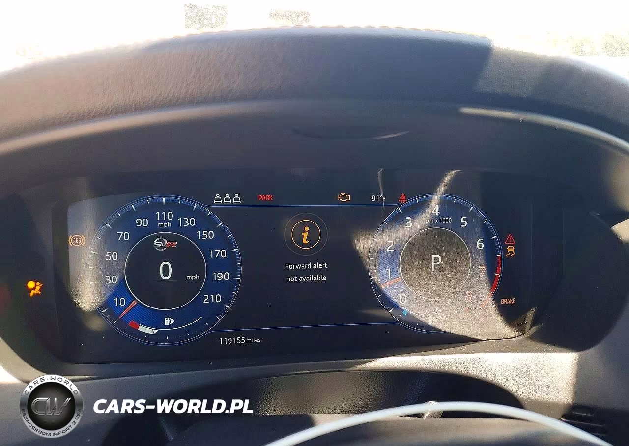 2019 Jaguar F-Pace Svr VIN:SADCZ2EE1KA606881 - 9