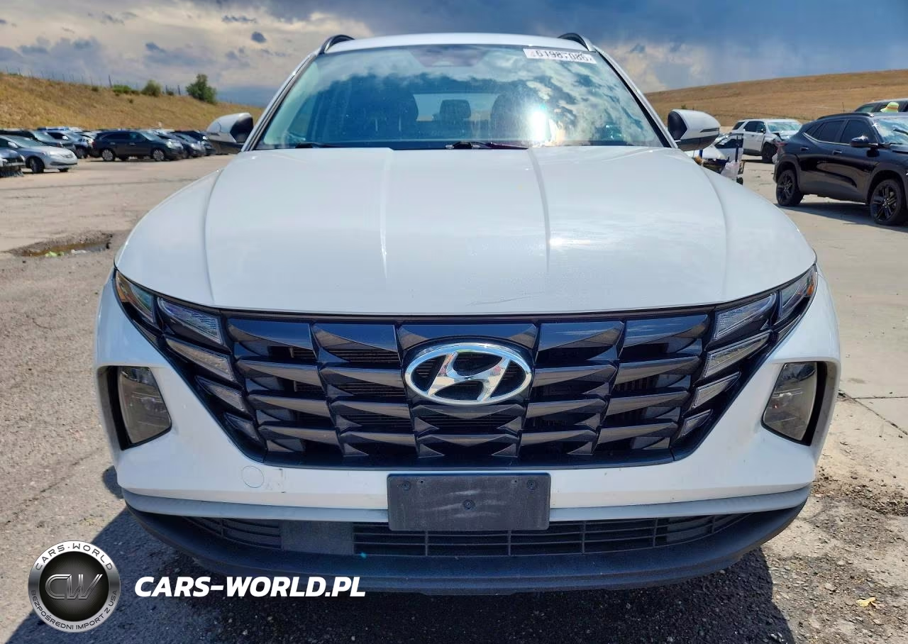 2022 Hyundai Tucson Blue VIN:KM8JBCA18NU020841 - 5