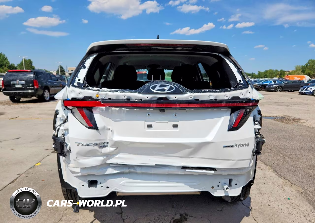 2022 Hyundai Tucson Blue VIN:KM8JBCA18NU020841 - 6