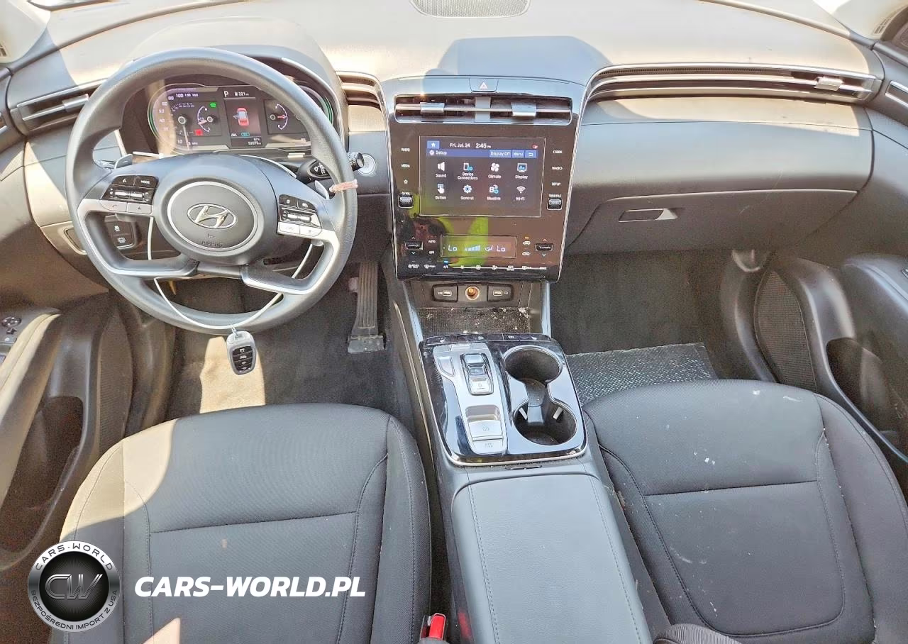2022 Hyundai Tucson Blue VIN:KM8JBCA18NU020841 - 8