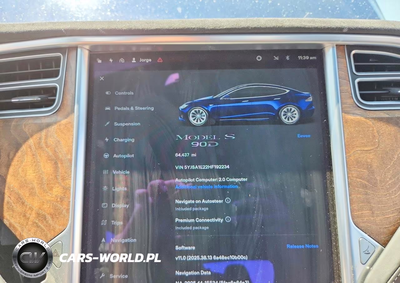 2017 Tesla Model S VIN:5YJSA1E22HF192234 - 9