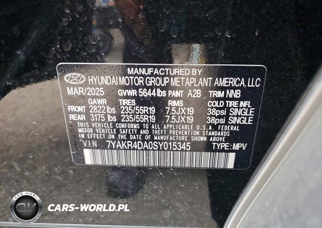 2025 Hyundai Ioniq 5 Limited VIN:7YAKR4DA0SY015345 - 13