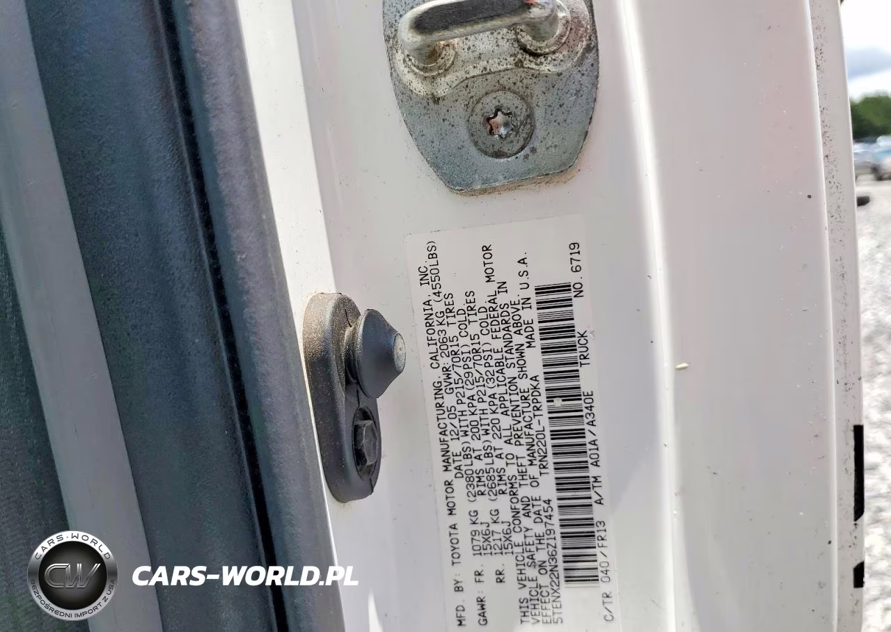 2006 Toyota Tacoma Base VIN:5TENX22N36Z197454 - 12