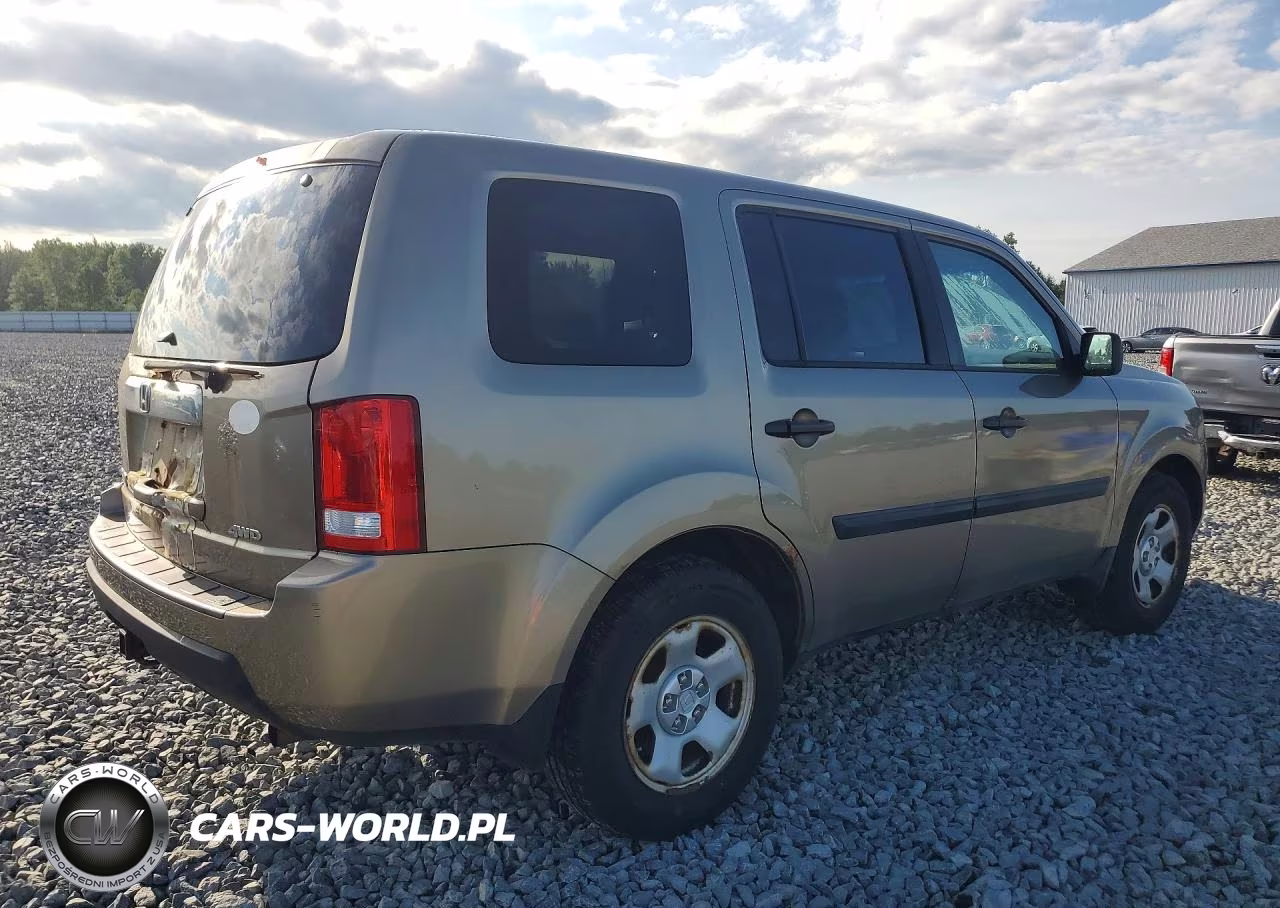 2011 Honda Pilot Lx VIN:5FNYF4H25BB047950 - 3