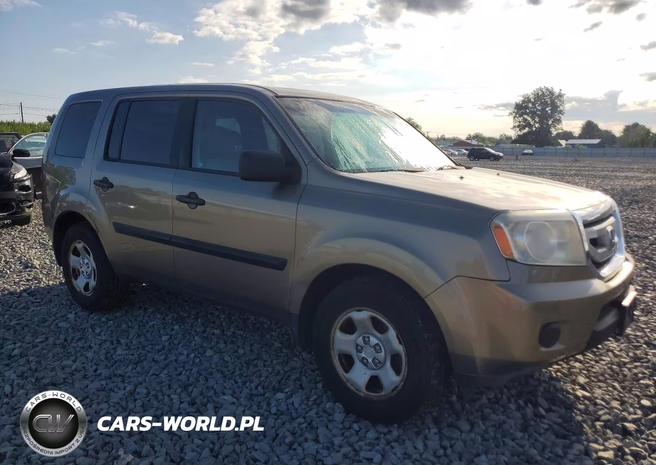 2011 Honda Pilot Lx VIN:5FNYF4H25BB047950 - 4