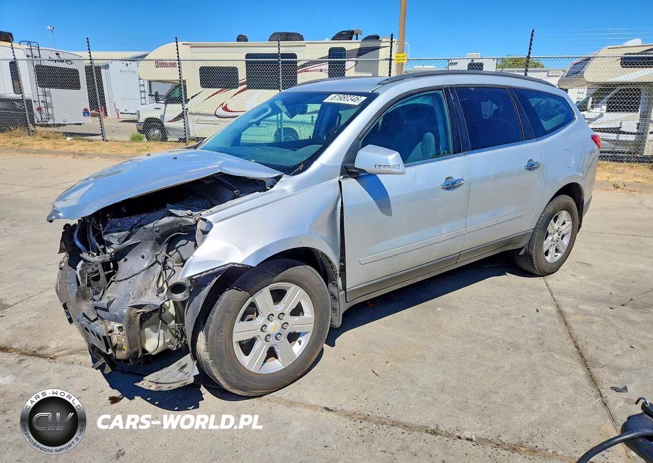 2012 Chevrolet Traverse Lt VIN:1GNKVGEDXCJ103964 - 1