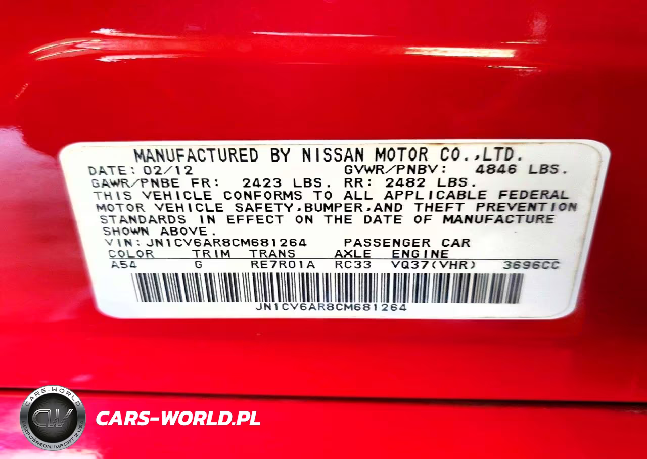 2012 Infiniti G37 Sedan X VIN:JN1CV6AR8CM681264 - 12