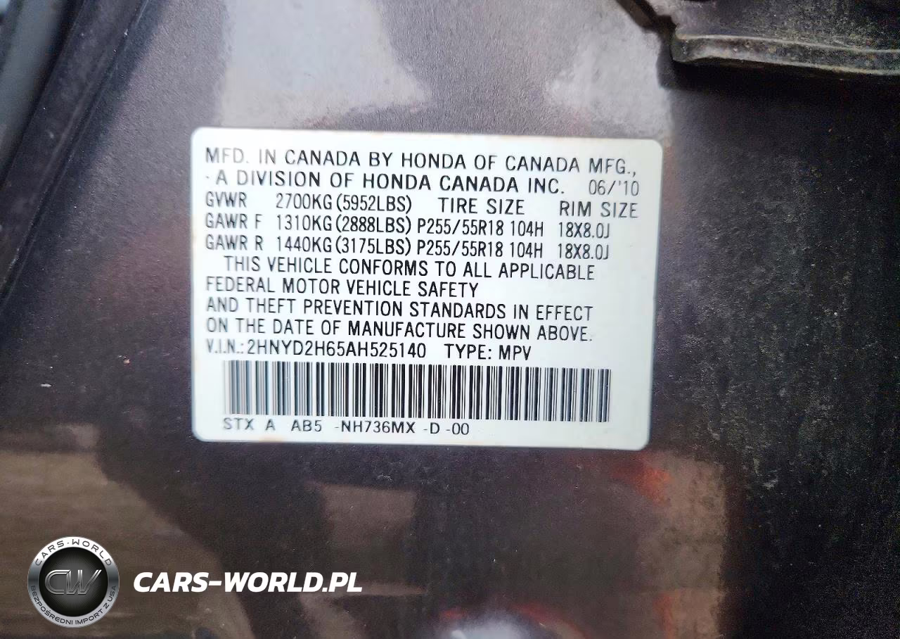 2010 Acura Mdx Technology VIN:2HNYD2H65AH525140 - 14