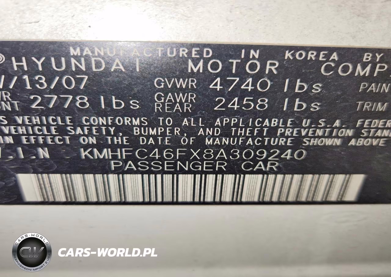 2008 Hyundai Azera Limited VIN:KMHFC46FX8A309240 - 14