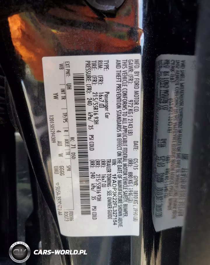 2015 Ford Focus Se VIN:1FADP3K22FL327154 - 12