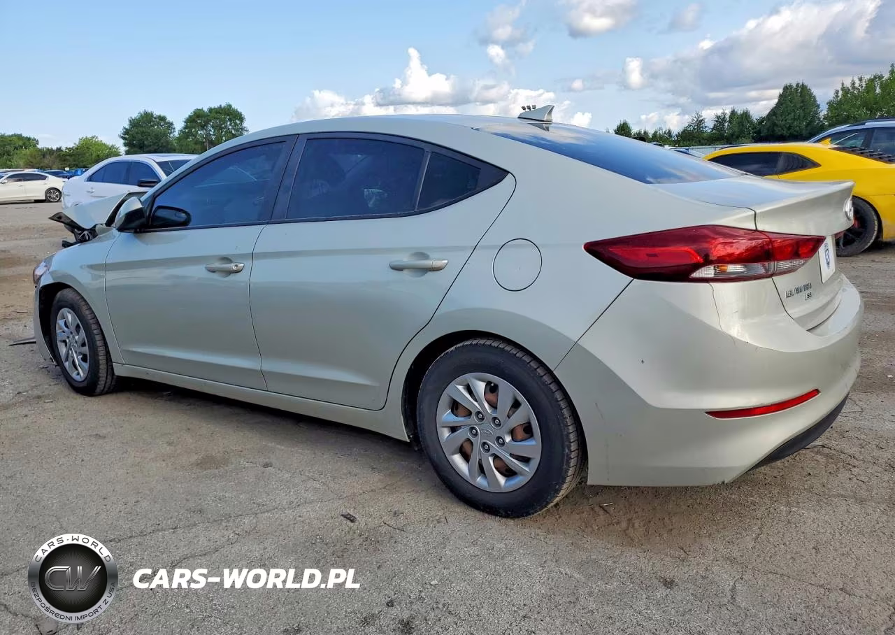 2017 Hyundai Elantra Se VIN:KMHD74LF7HU301496 - 2