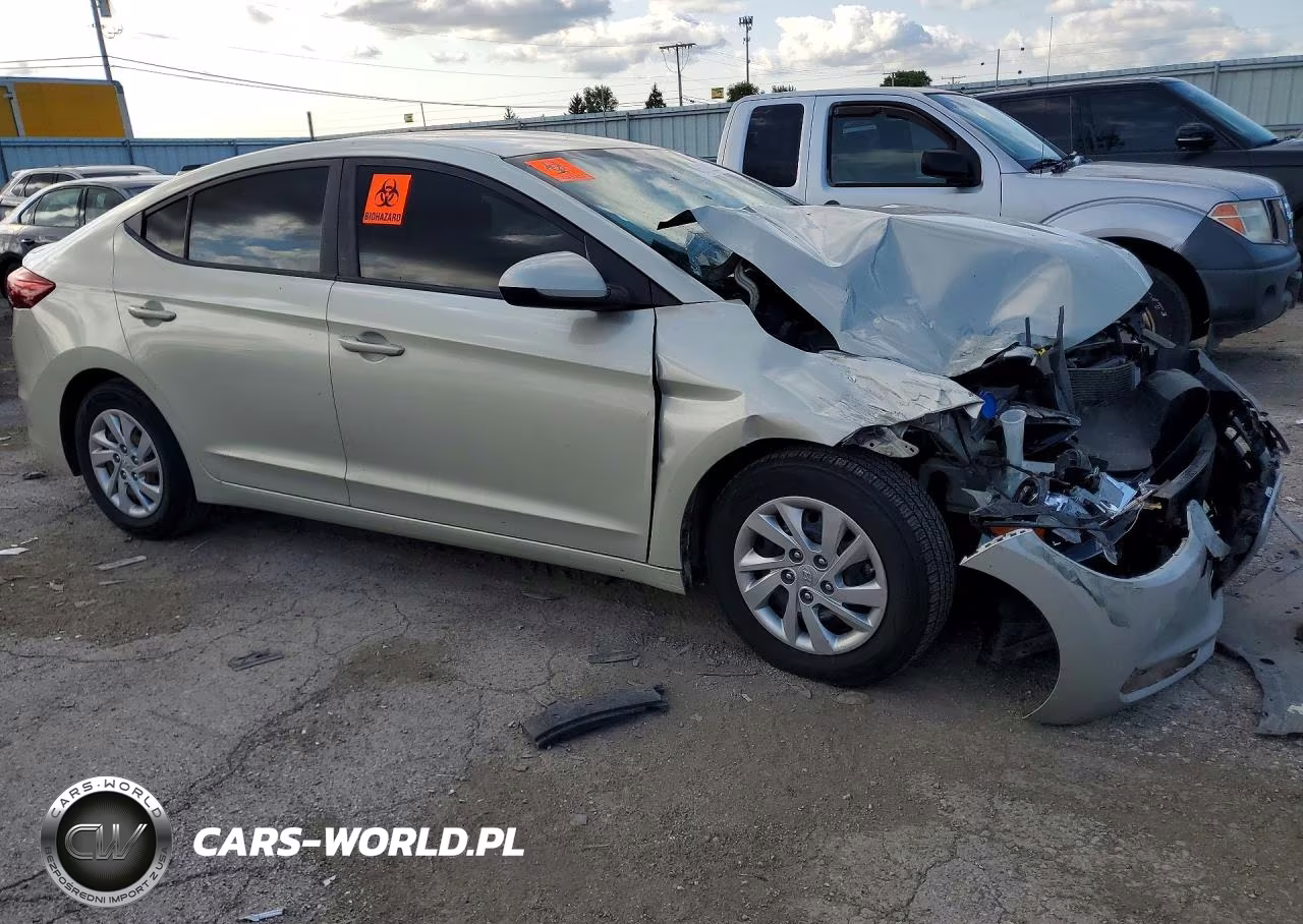 2017 Hyundai Elantra Se VIN:KMHD74LF7HU301496 - 4