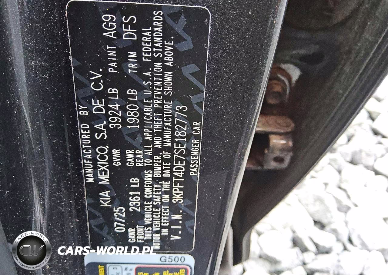 2025 Kia K4 Lxs VIN:3KPFT4DE7SE182773 - 12