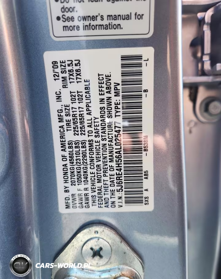 2010 Honda Cr-V Ex VIN:5J6RE4H56AL025477 - 13