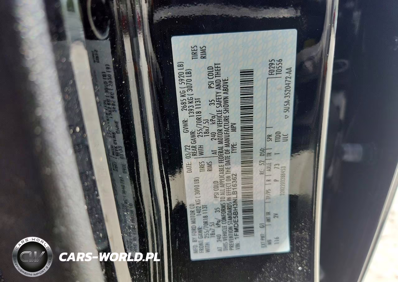 2022 Ford Bronco Base VIN:1FMDE5BH3NLB16362 - 12