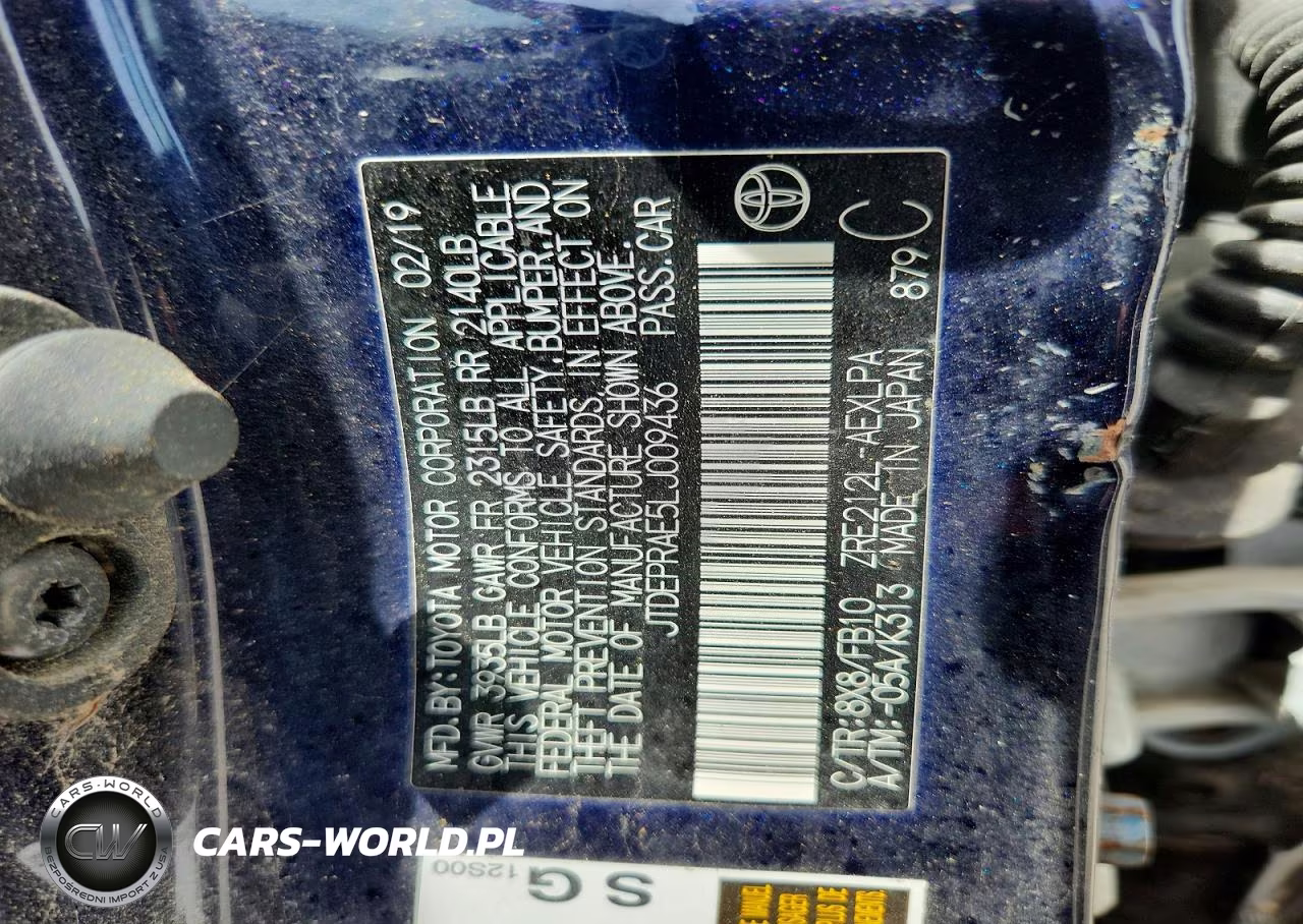 2020 Toyota Corolla Le VIN:JTDEPRAE5LJ009436 - 12