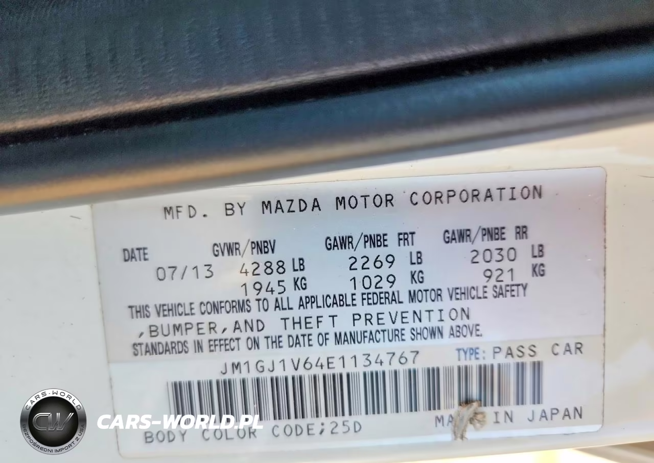 2014 Mazda 6 Touring VIN:JM1GJ1V64E1134767 - 12