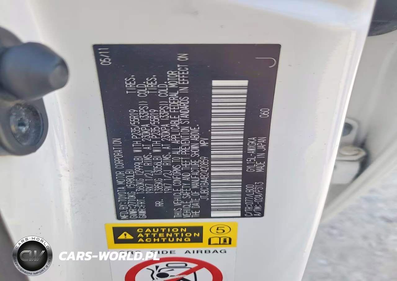2011 Lexus Rx 450H VIN:JTJBC1BA4B2420859 - 13