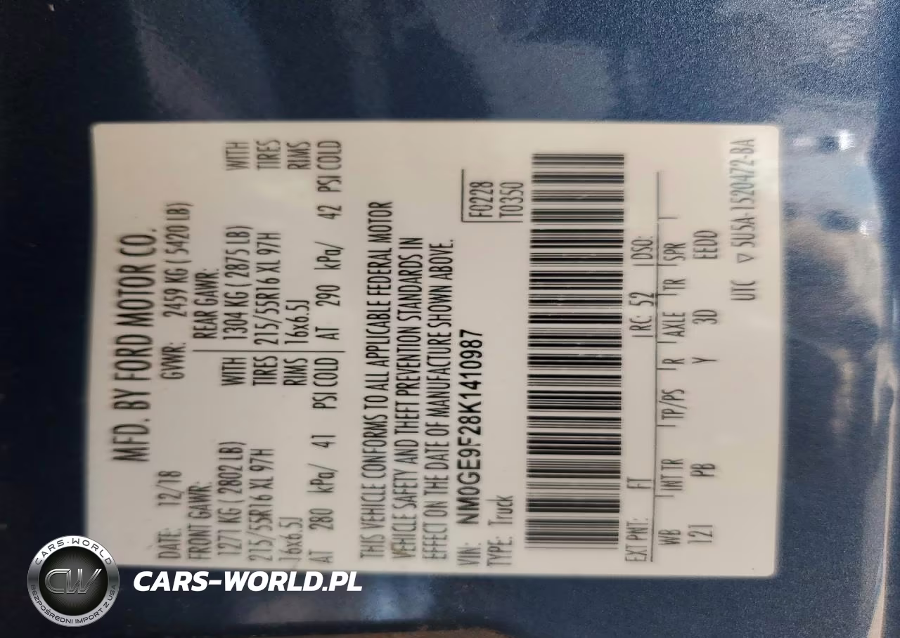 2019 Ford Transit Connect Xlt VIN:NM0GE9F28K1410987 - 13