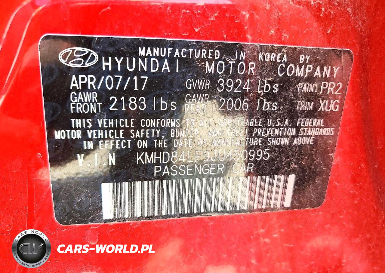 2018 Hyundai Elantra Value Edition VIN:KMHD84LF9JU450995 - 12