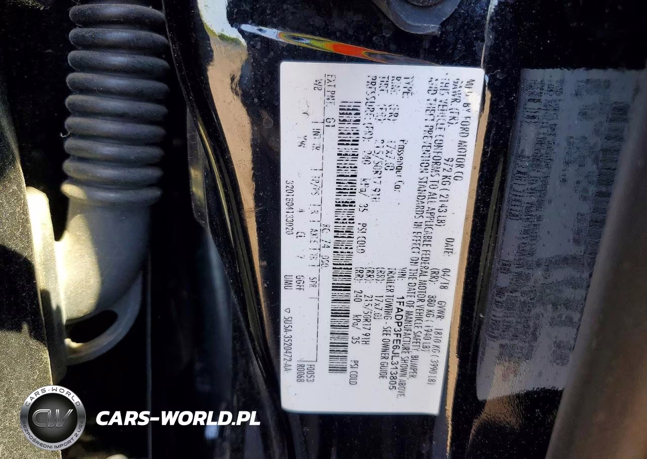 2018 Ford Focus Se VIN:1FADP3FE6JL313805 - 12