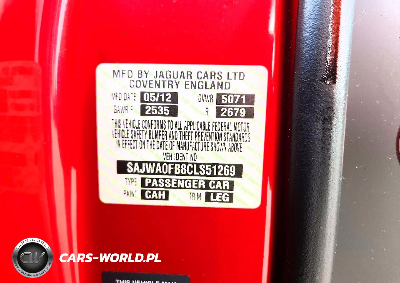 2012 Jaguar Xf VIN:SAJWA0FB8CLS51269 - 12