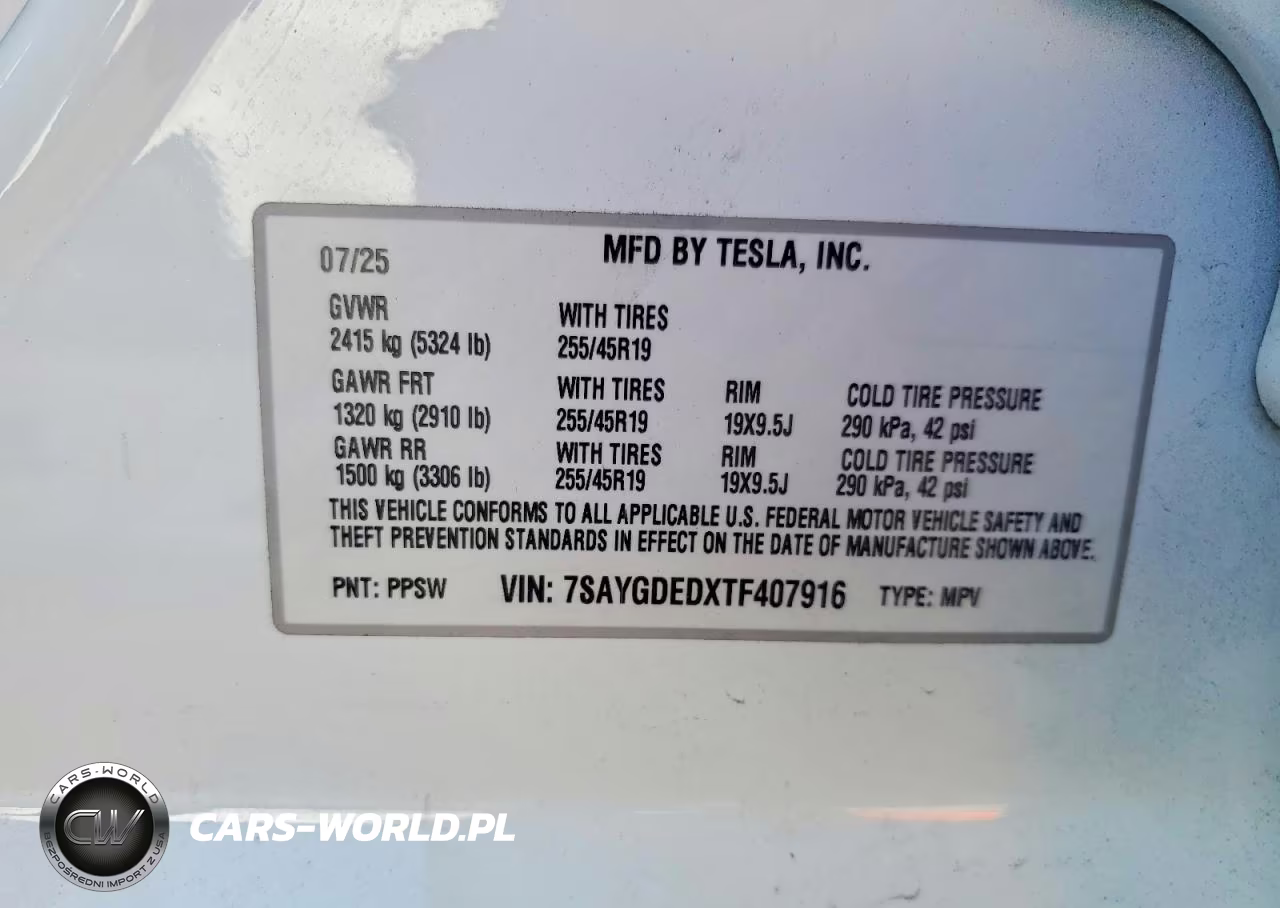 2026 Tesla Model Y VIN:7SAYGDEDXTF407916 - 12