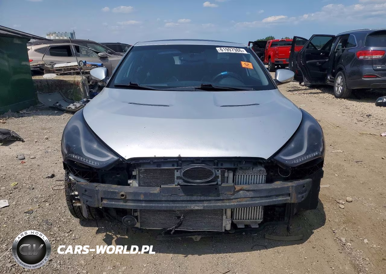 2013 Hyundai Veloster Turbo VIN:KMHTC6AE2DU110477 - 5