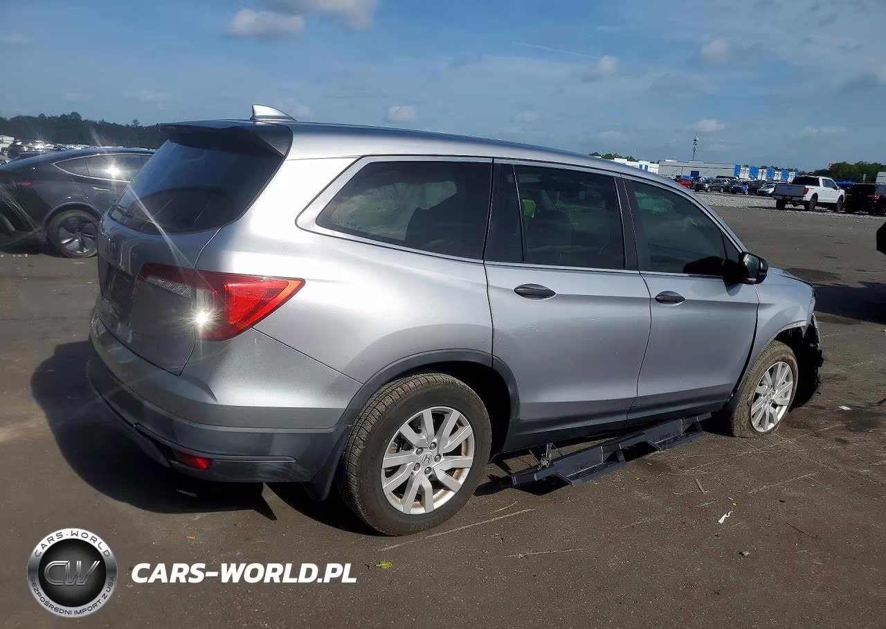 2019 Honda Pilot Lx VIN:5FNYF5H1XKB038402 - 3