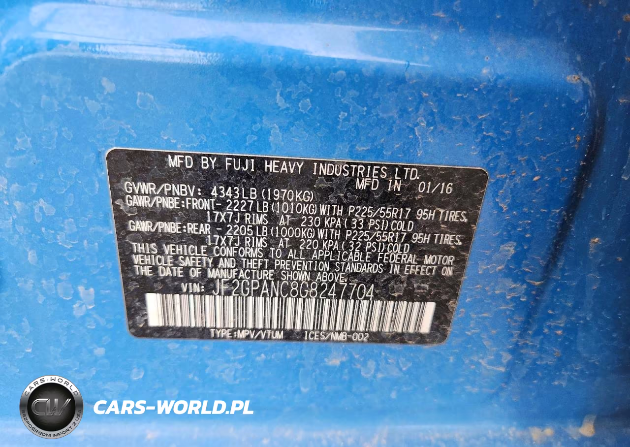 2016 Subaru Crosstrek Limited VIN:JF2GPANC8G8247704 - 12