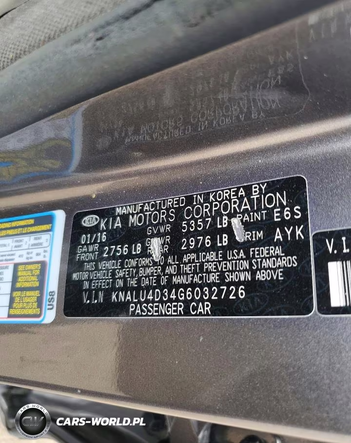 2016 Kia K900 Luxury V6 VIN:KNALU4D34G6032726 - 12