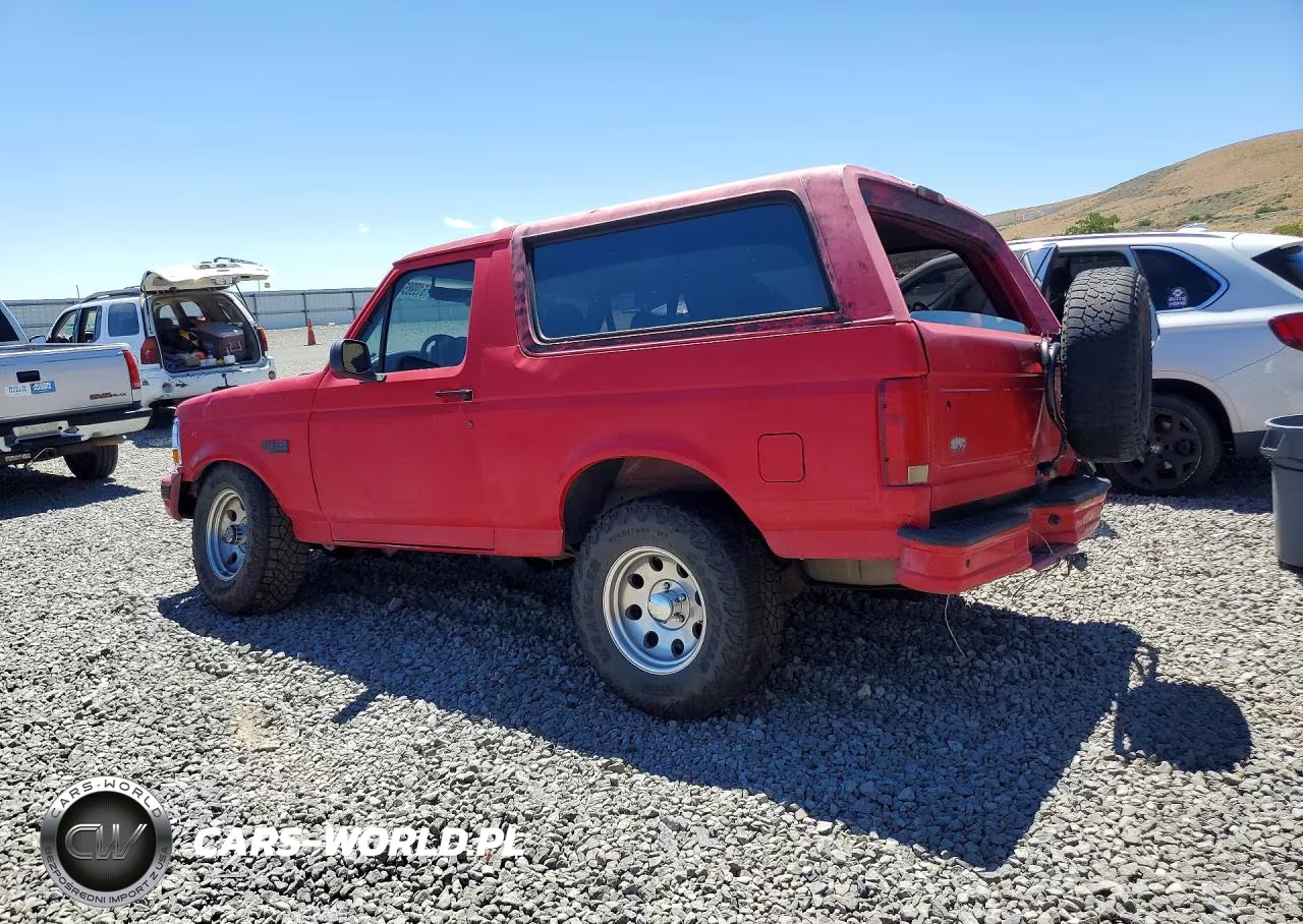 1996 Ford Bronco U100 VIN:1FMEU15H6TLA60880 - 2
