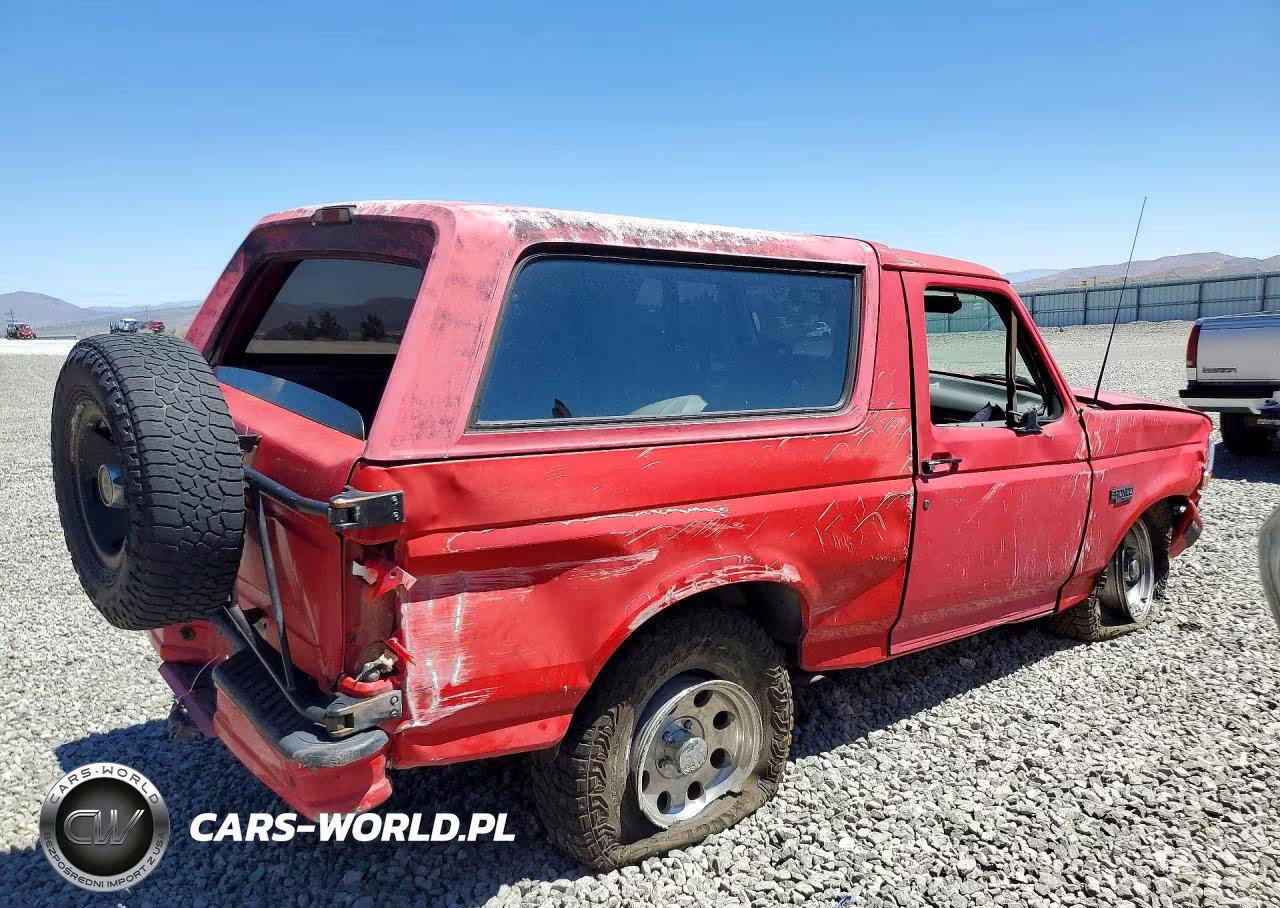 1996 Ford Bronco U100 VIN:1FMEU15H6TLA60880 - 3