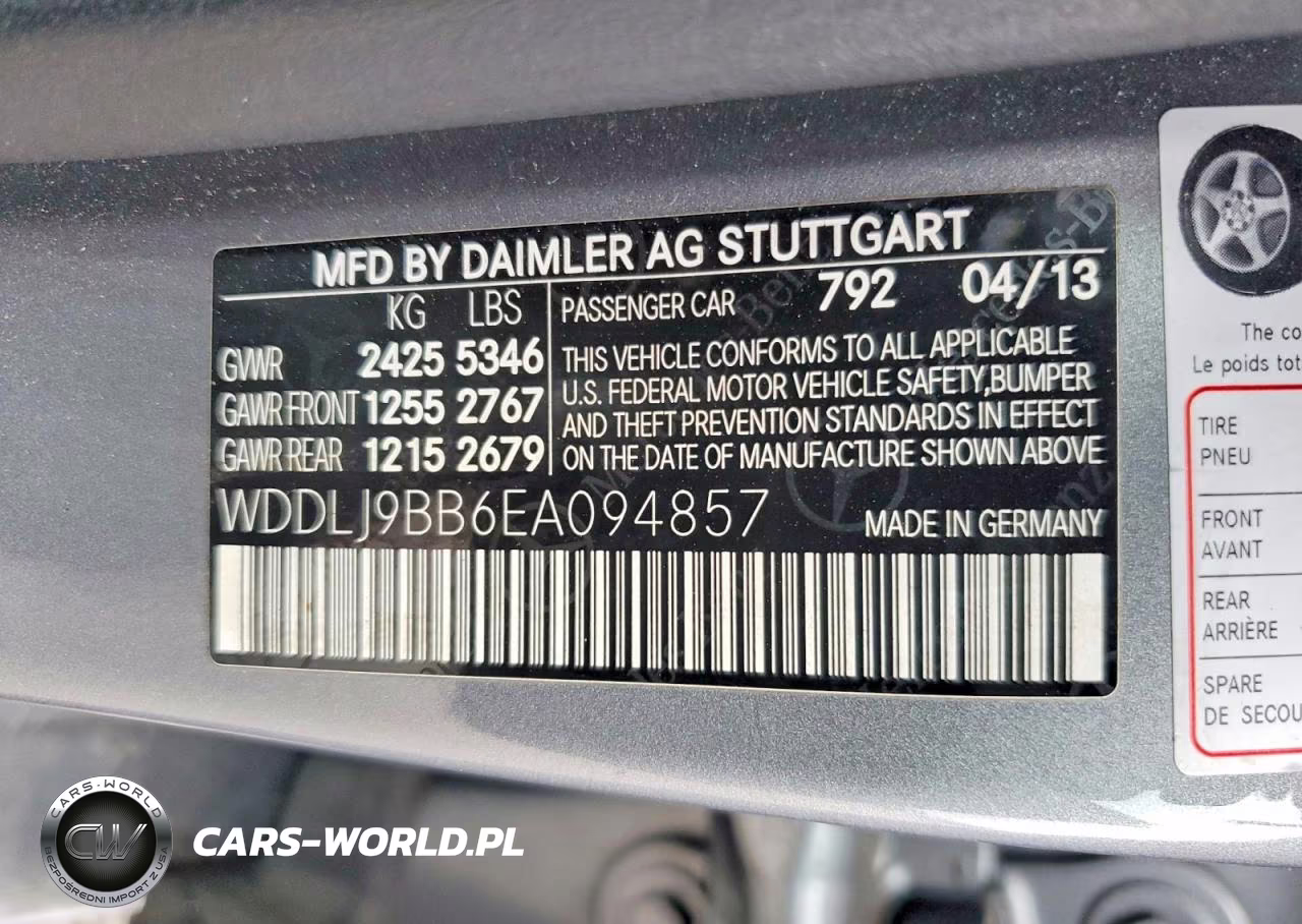 2014 Mercedes-Benz Cls 550 4Matic VIN:WDDLJ9BB6EA094857 - 12