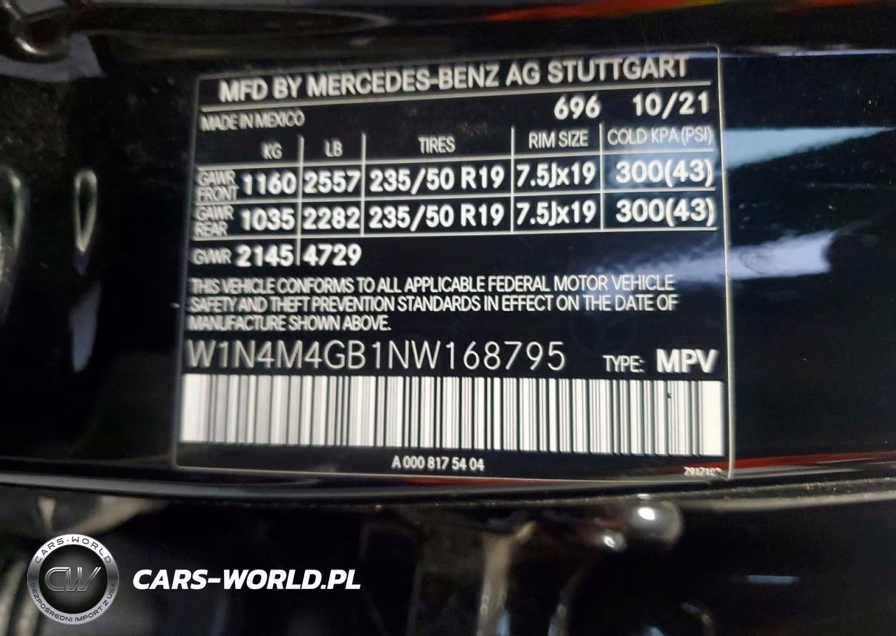 2022 Mercedes-Benz Glb 250 VIN:W1N4M4GB1NW168795 - 13